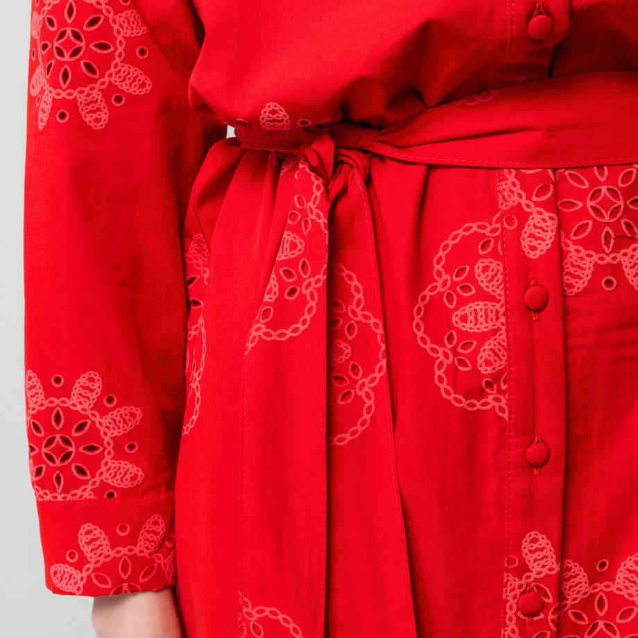 Manor Woman Abito Chemisier Casual con Motivo Floreale  