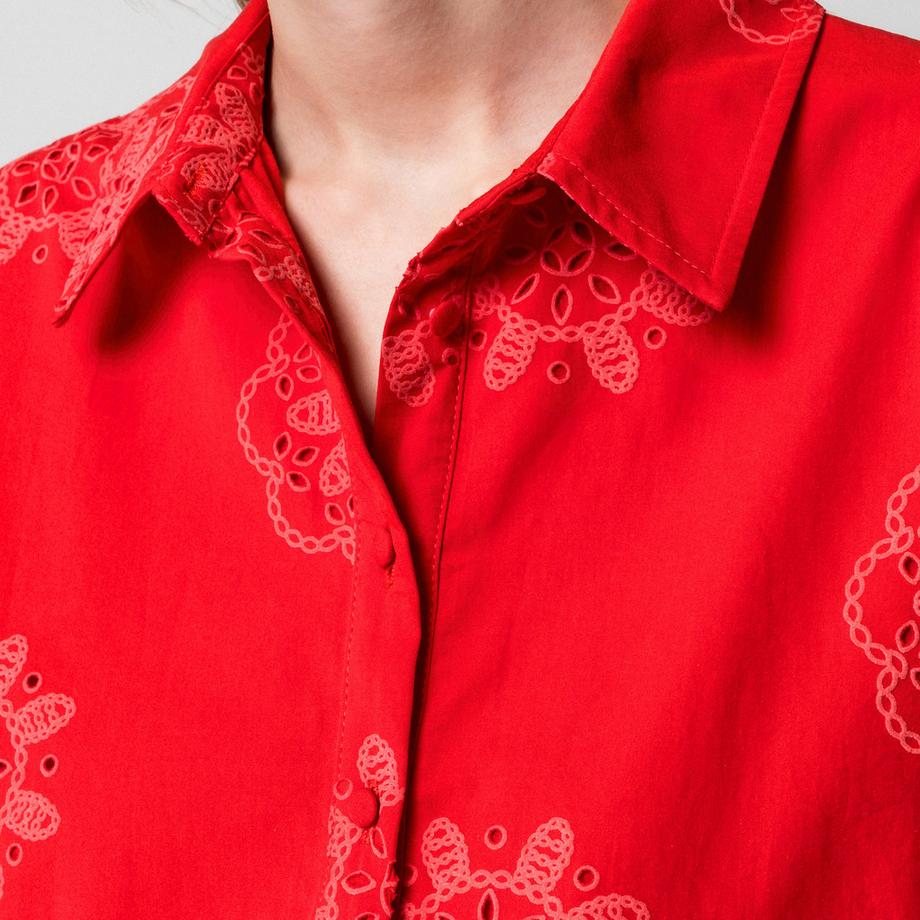 Manor Woman Abito Chemisier Casual con Motivo Floreale  