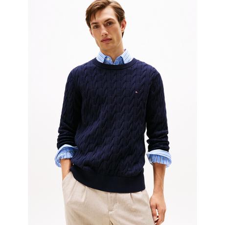 TOMMY HILFIGER Feinstrick Gestreifter Pullover  
