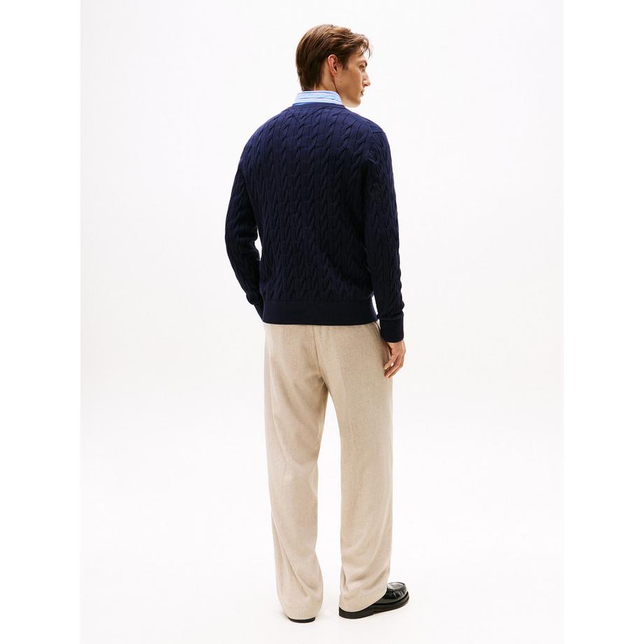 TOMMY HILFIGER Feinstrick Gestreifter Pullover  