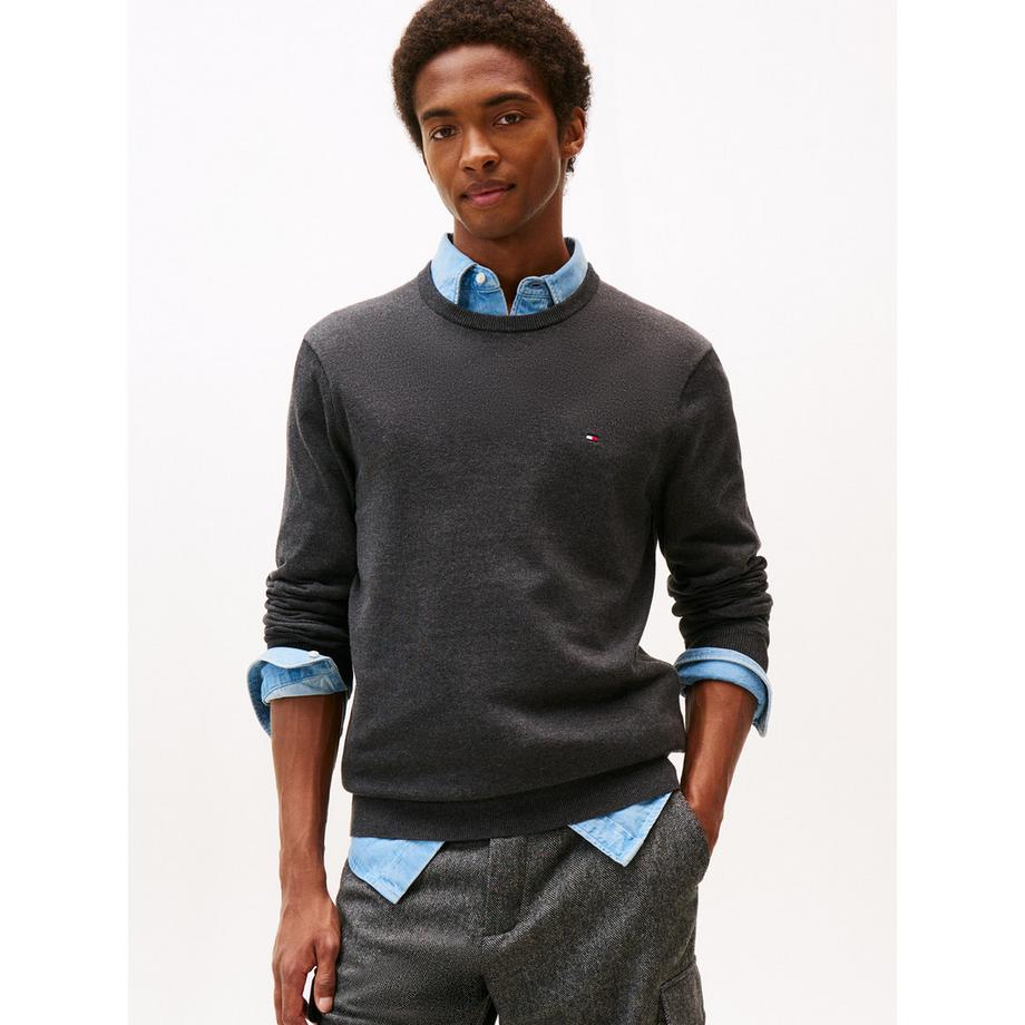 TOMMY HILFIGER ESSENTIAL SSNL COTTON CREW NECK Pull  