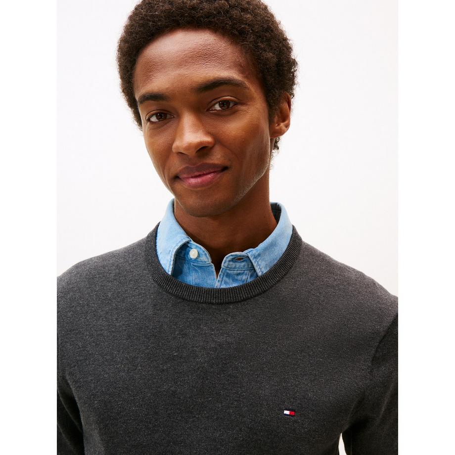 TOMMY HILFIGER ESSENTIAL SSNL COTTON CREW NECK Pull  