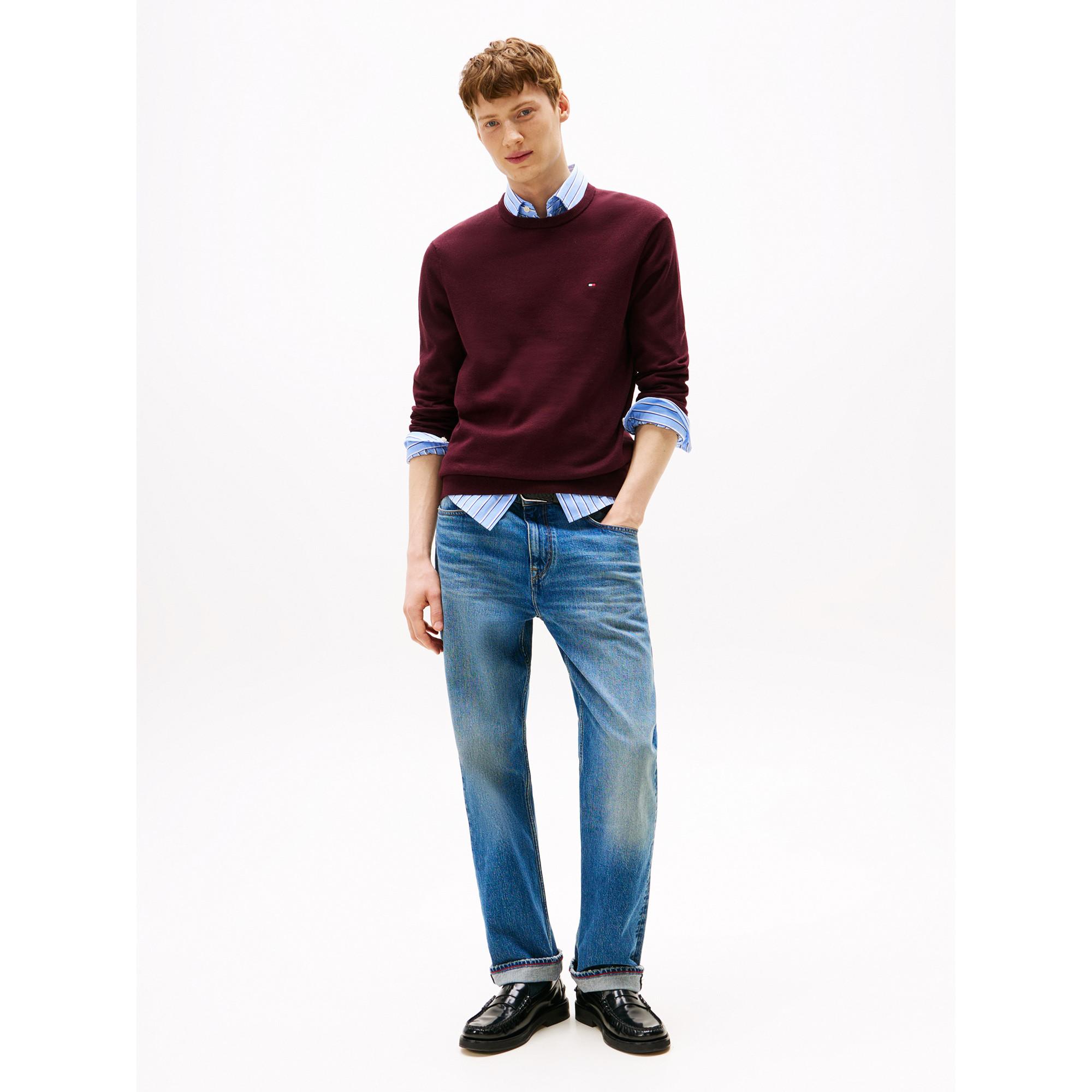 TOMMY HILFIGER ESSENTIAL SSNL COTTON CREW NECK Pullover  