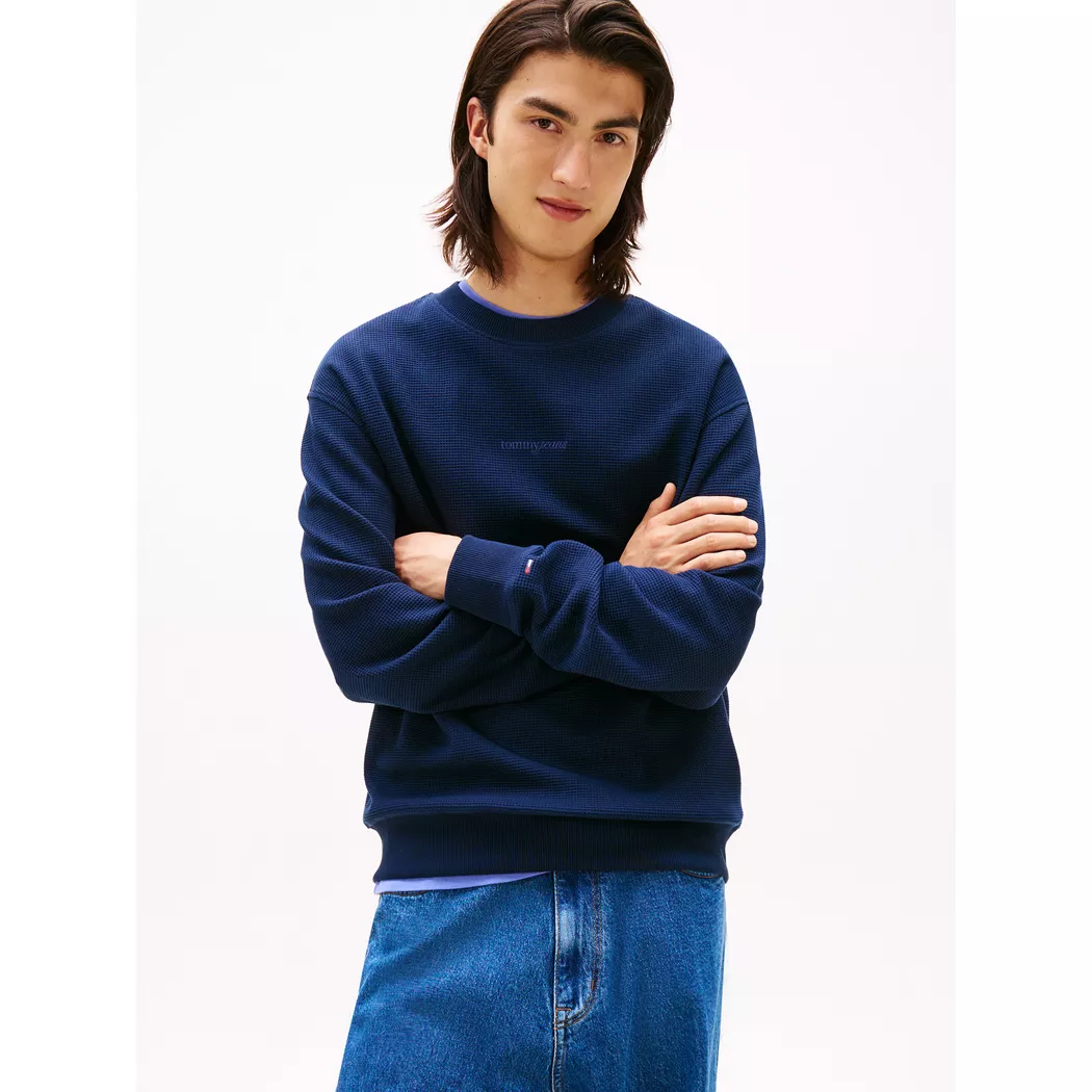 Tommy Jeans Sweat à Capuche Dm0dm22642 Dark Night Navy S Homme