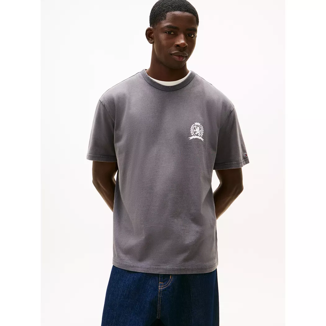 Tommy Jeans T-shirt à Manches Courtes Badge Regular Fit Black XL Homme 6