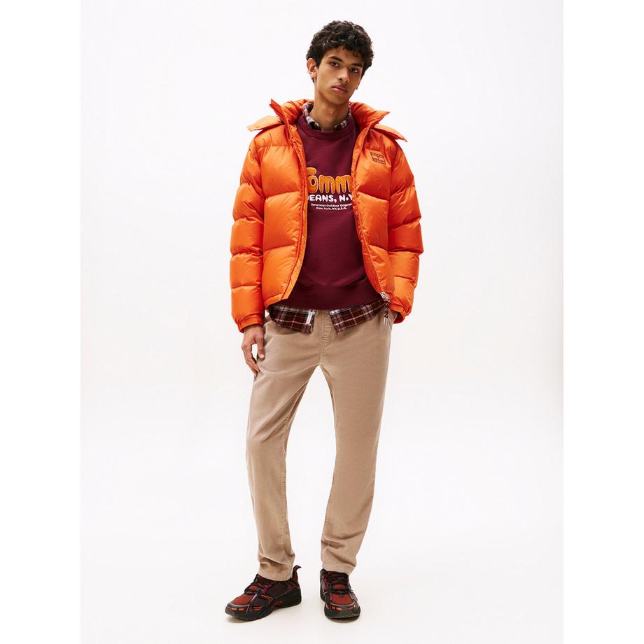 TOMMY JEANS Pantaloni in velluto a coste con coulisse  