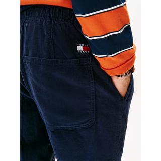 TOMMY JEANS Pantalon Cordon de Serrage Côtelé Coupe Droite  