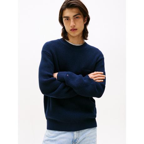 TOMMY JEANS Waffle Knit Pullover  