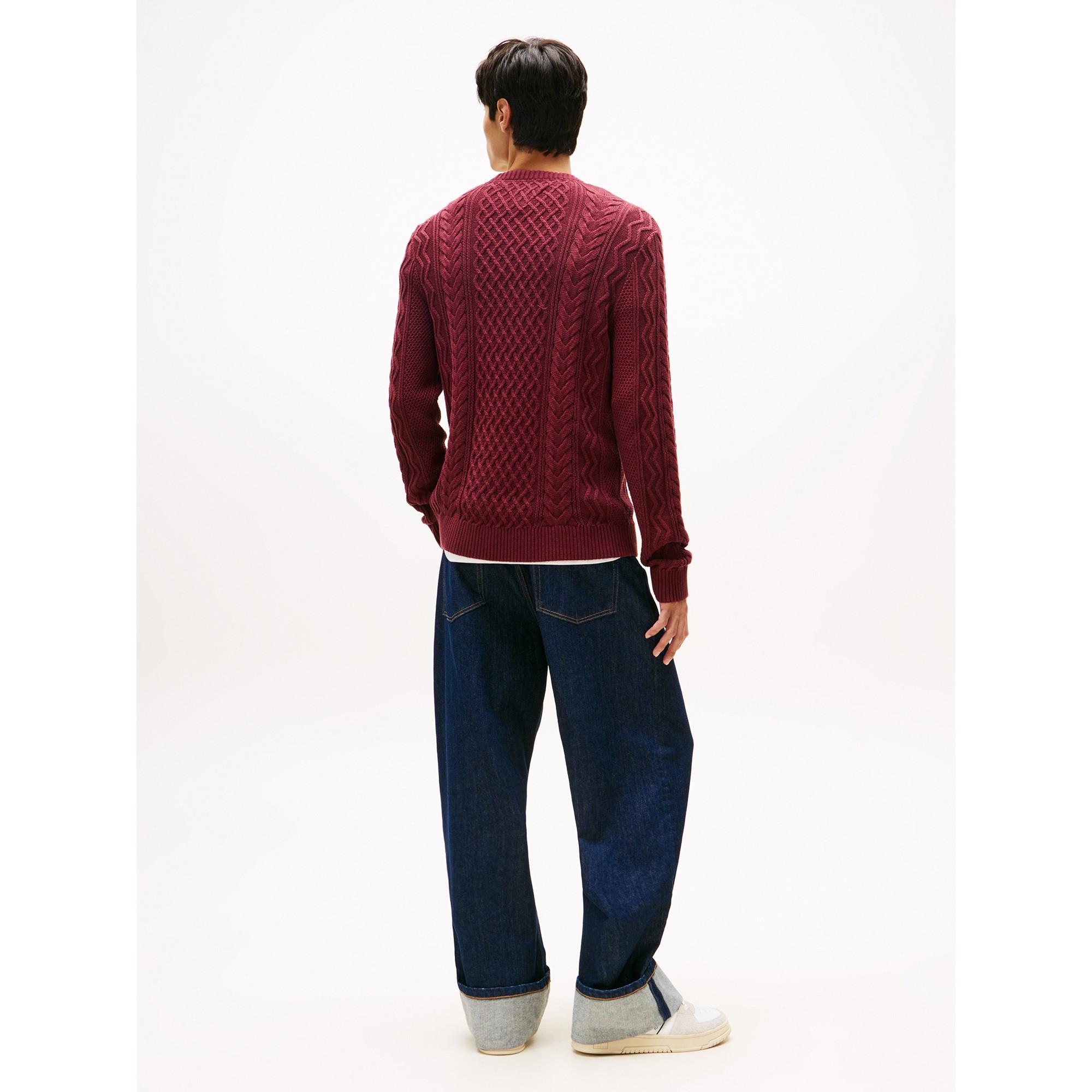 TOMMY JEANS Pull en maille texturé  