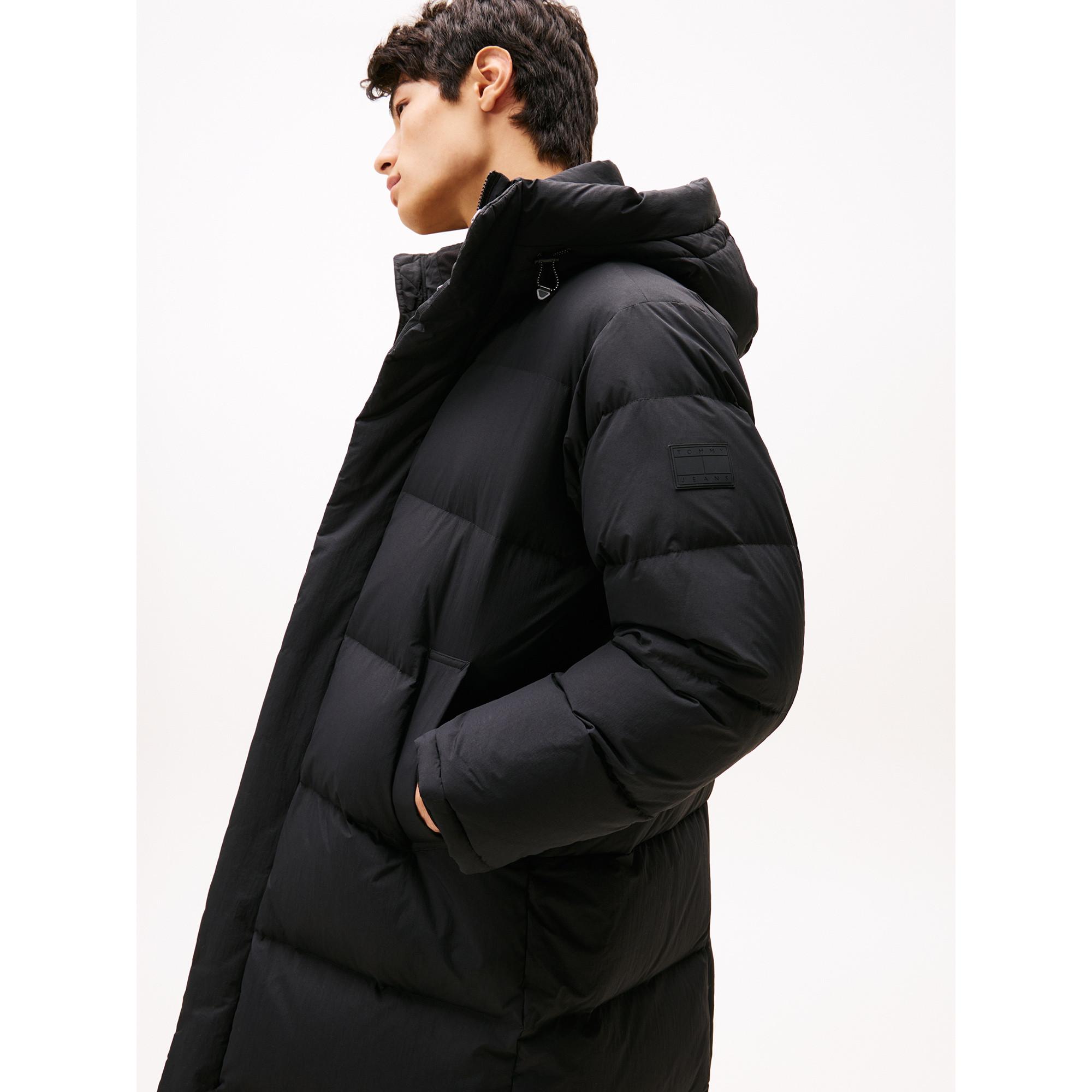 TOMMY JEANS Langer Daunenmantel Gerader Fit  