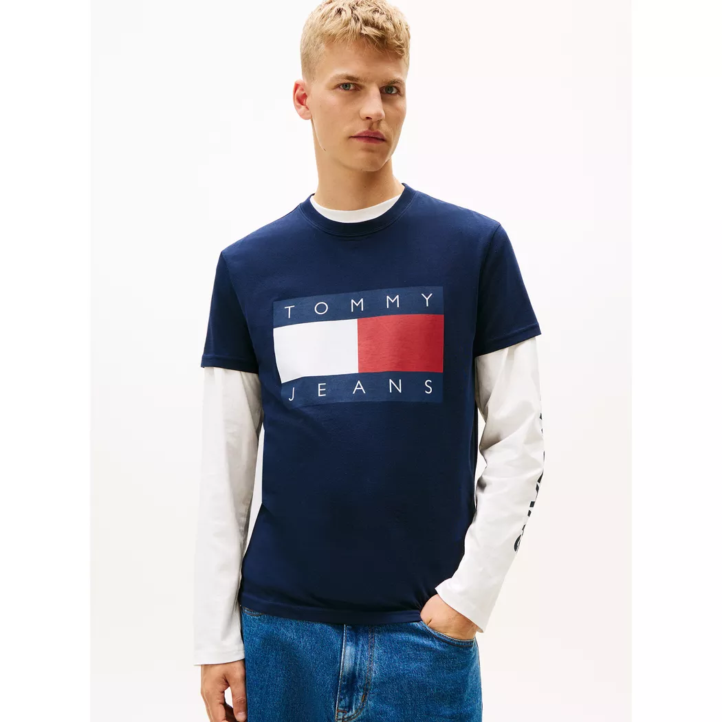 Tommy Jeans - T-shirt - Taille M Bleu homme