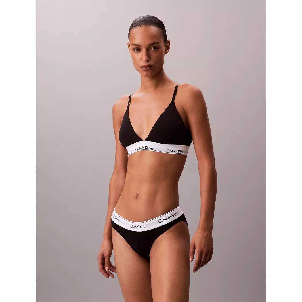 Calvin Klein Soutien-gorge Lv00qf8498 Triangle Black M Femme