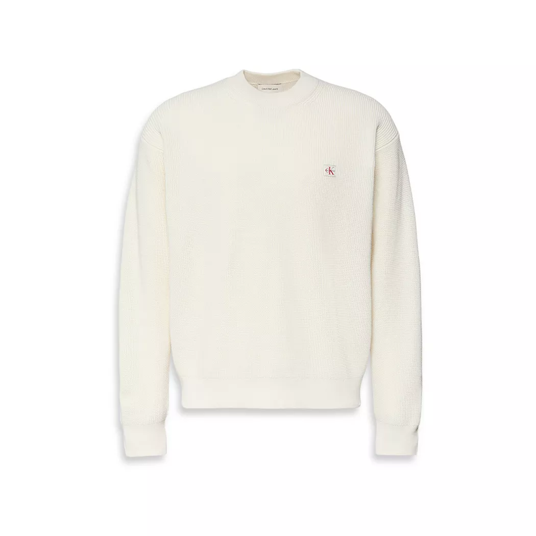 Calvin KLEIN JEANS Pullover  creme   XL herren
