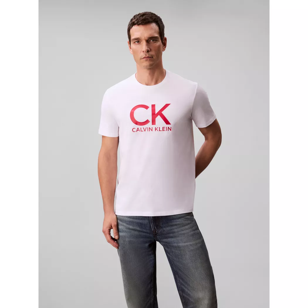 Calvin Klein Jeans - T-Shirt, für Herren, Weiss, Größe XXL 2