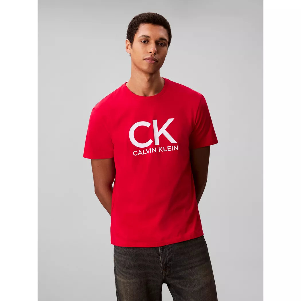 Calvin Klein Jeans - T-Shirt, für Herren, Rot, Größe L