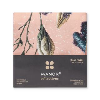 Manor Mirabella Taie d'oreiller florale en satin  