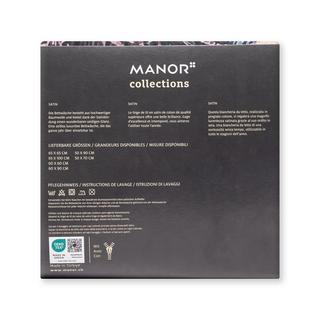 Manor Mirabella Taie d'oreiller florale en satin  