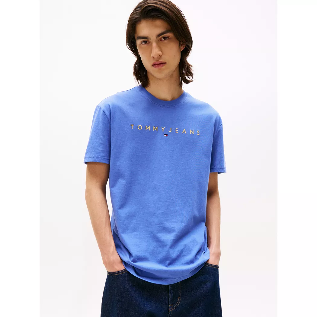 TOMMY JEANS T-Shirt Slim Fit hellblau   S herren