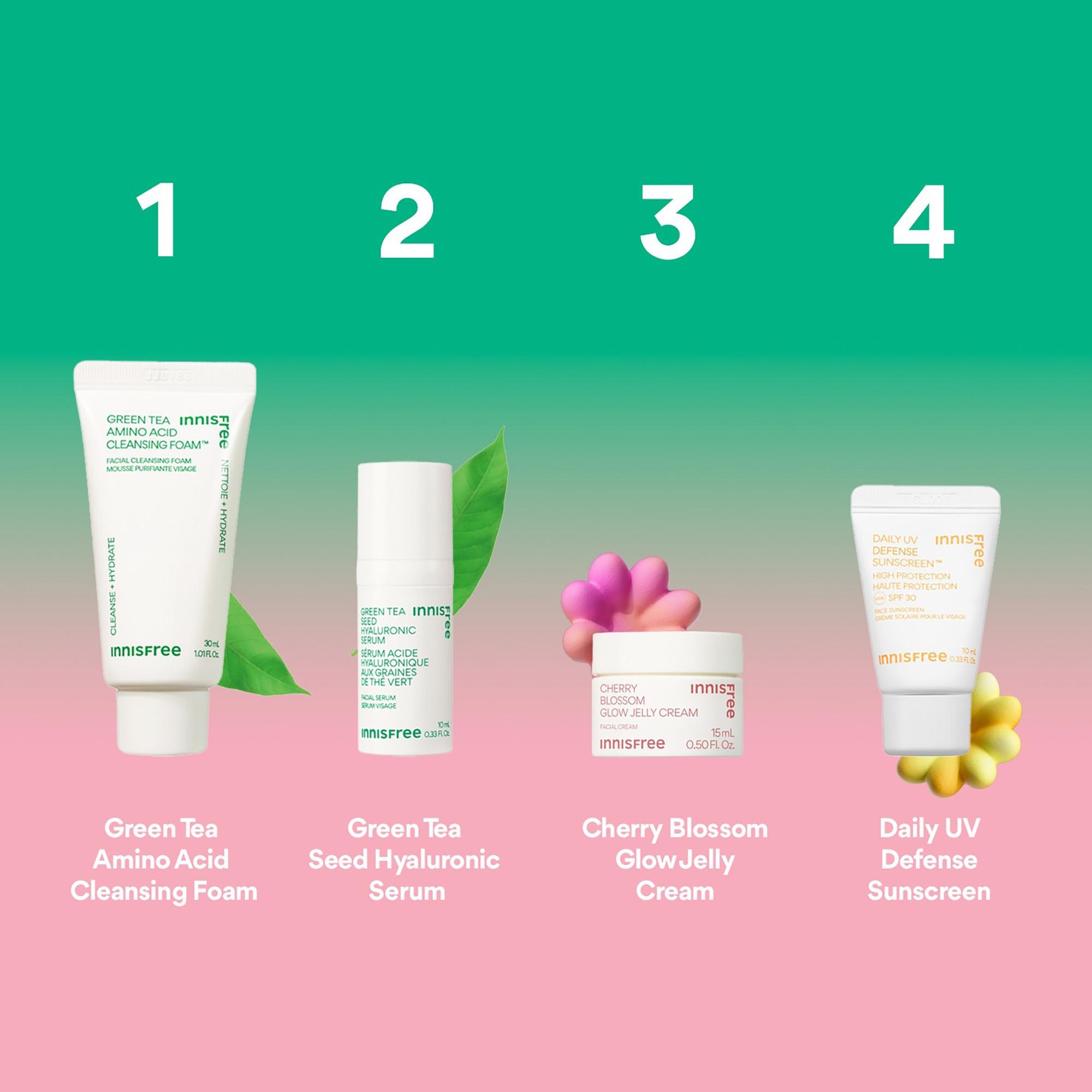 innisfree  Set Skin Glow On-the-Go - Set für strahlende Haut Reisegrösse 