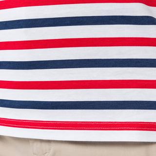 Manor Man Gestreiftes Kurzarm T-Shirt  