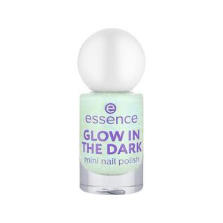 essence  GLOW DARK mini nail polish 