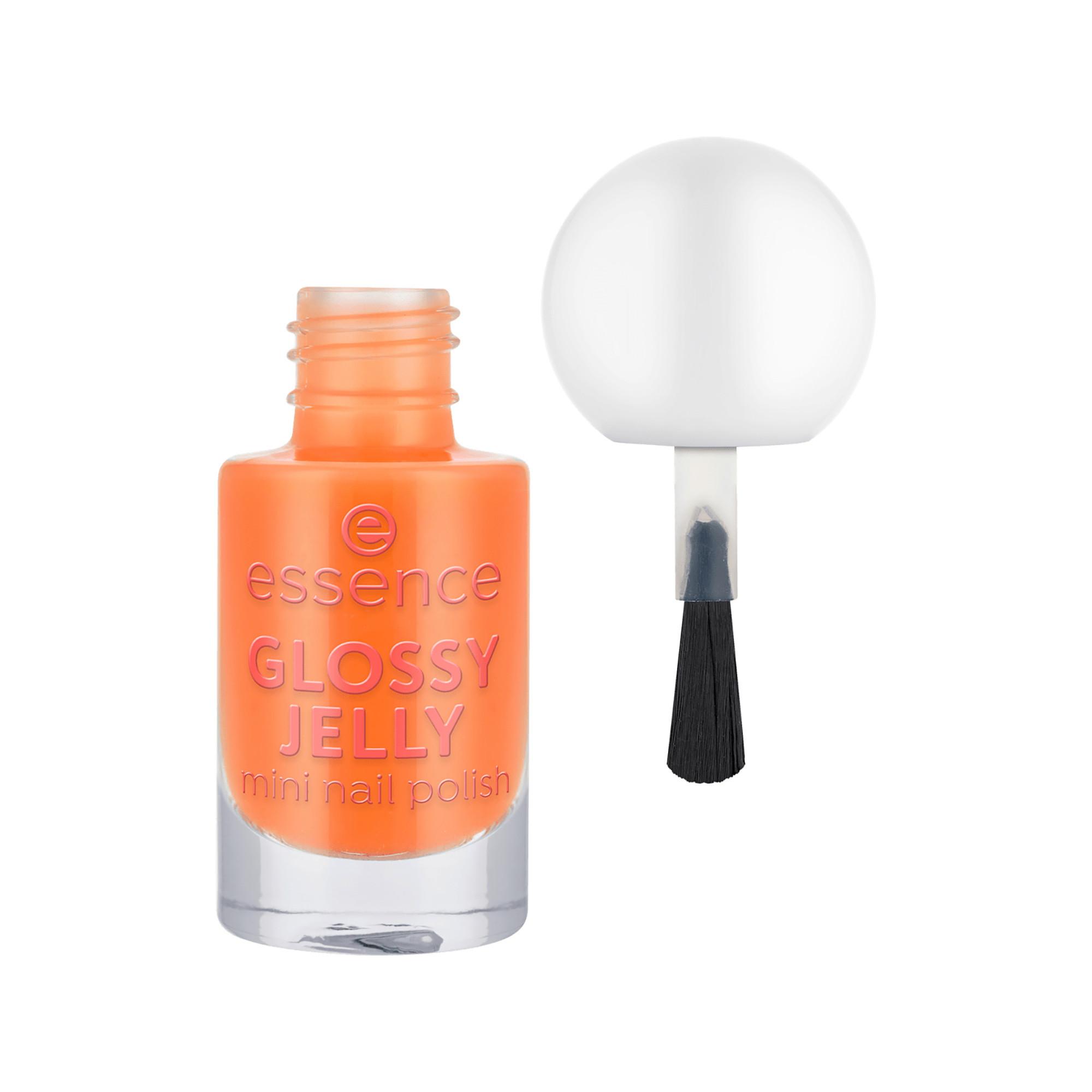 essence  GLOSSY JELLY mini nail polish 