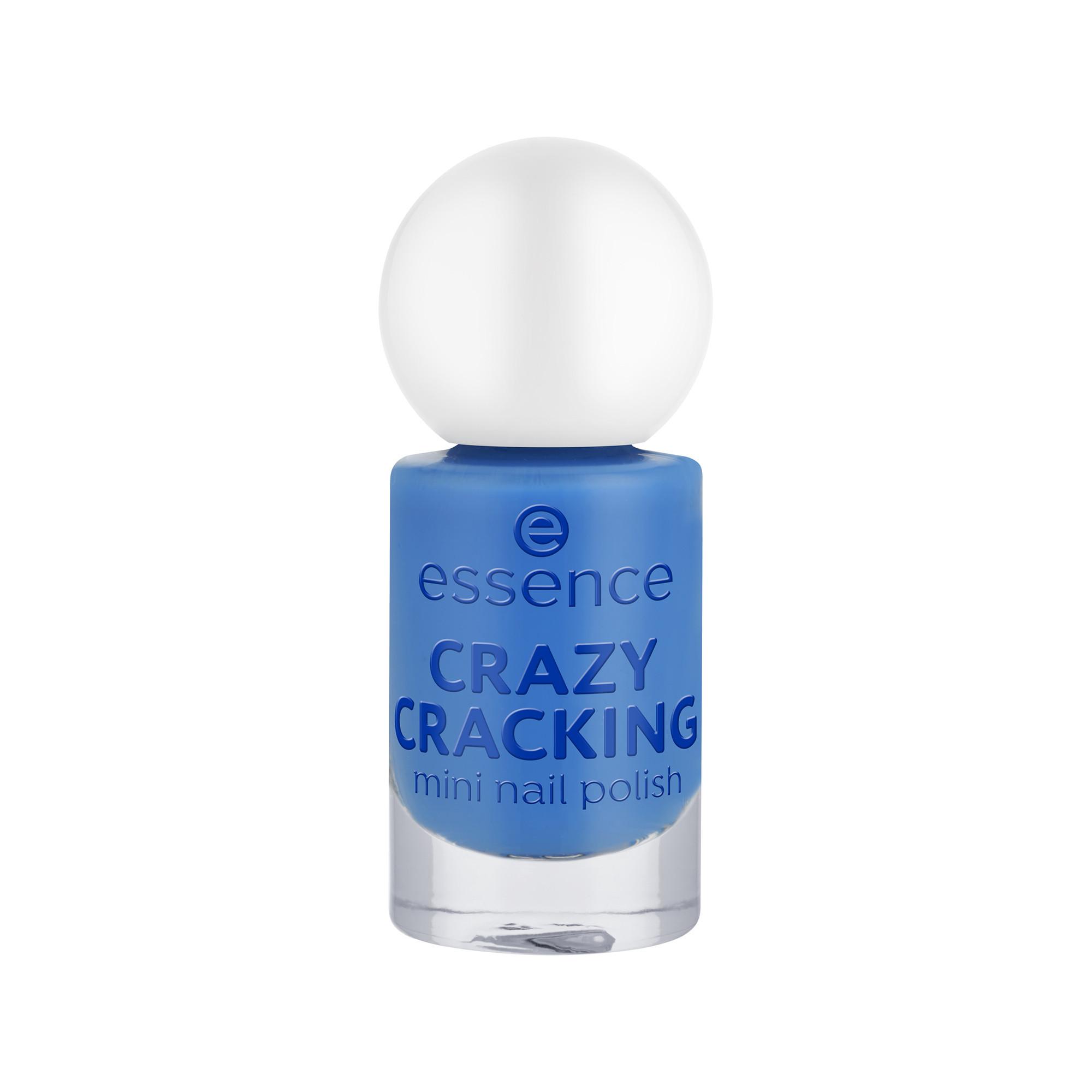 essence  CRAZY CRACKING mini nail polish 