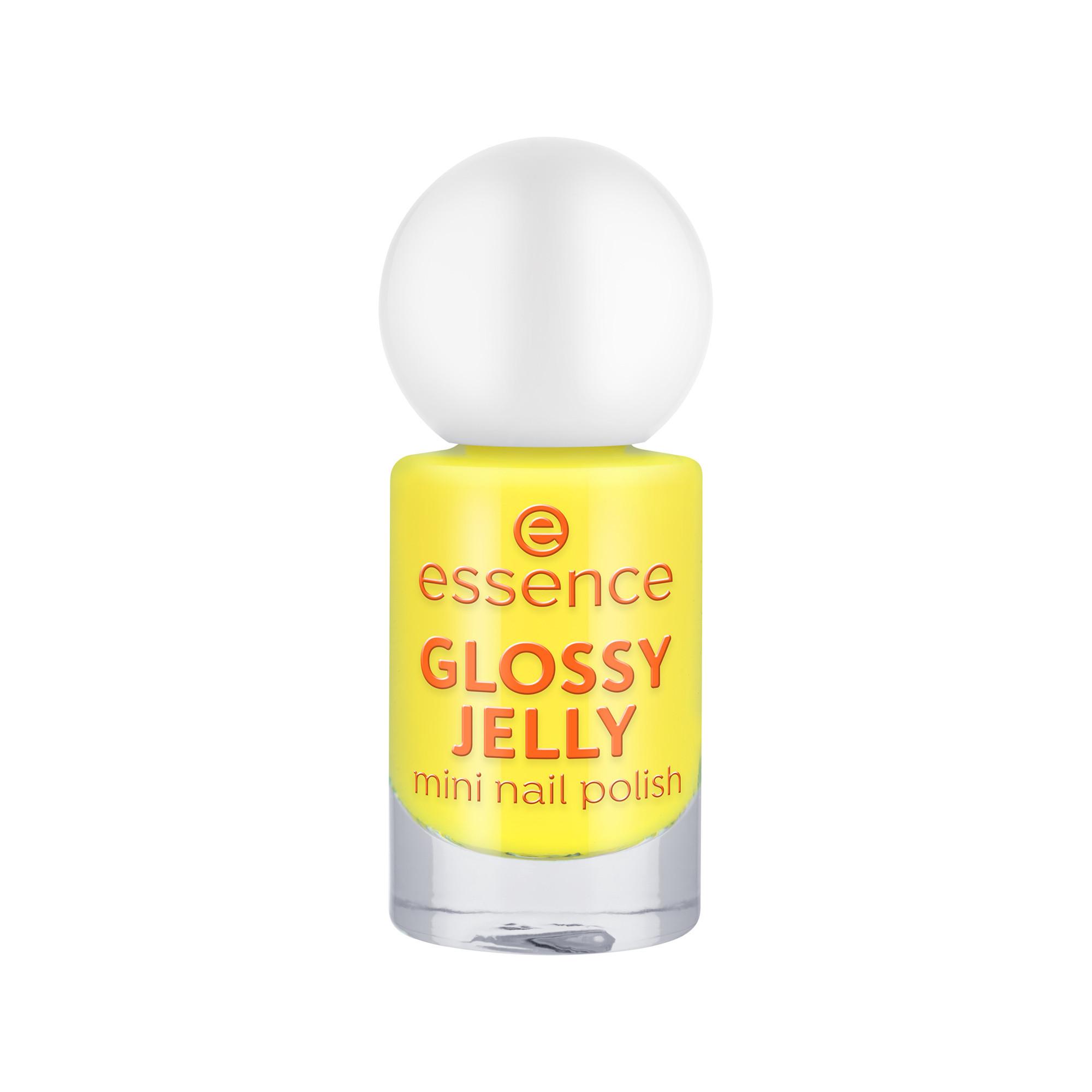 essence  GLOSSY JELLY mini nail polish 