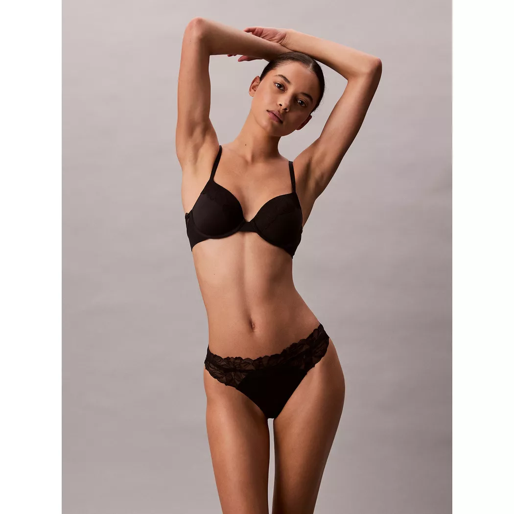 Calvin Klein String Lv00qf8444 Black XL Femme 3