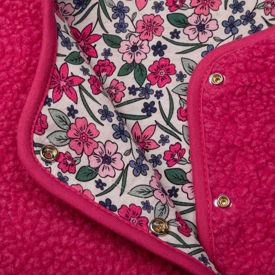 TAO KIDS Fleeceweste mit Blumenmuster  