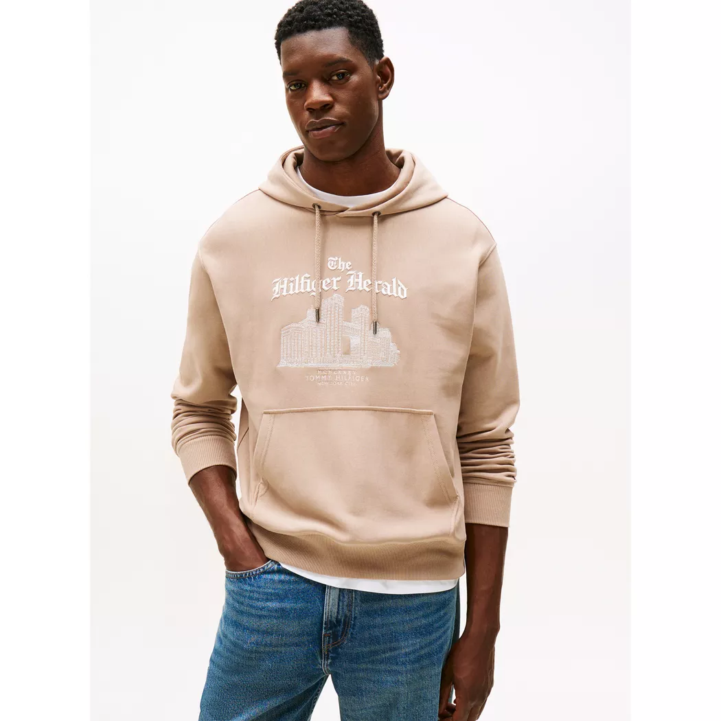 Tommy Hilfiger - Hoodie, für Herren, Taupe, Größe XL