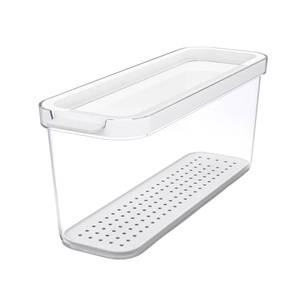 Rotho – Kühlschrankbehälter, 27X9.2X11.3CM, Transparent