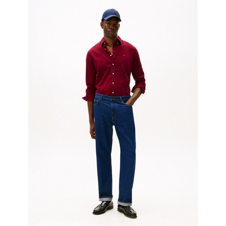 TOMMY HILFIGER FLEX FLANNEL SOLID RF Langarm Button Down Hemd  