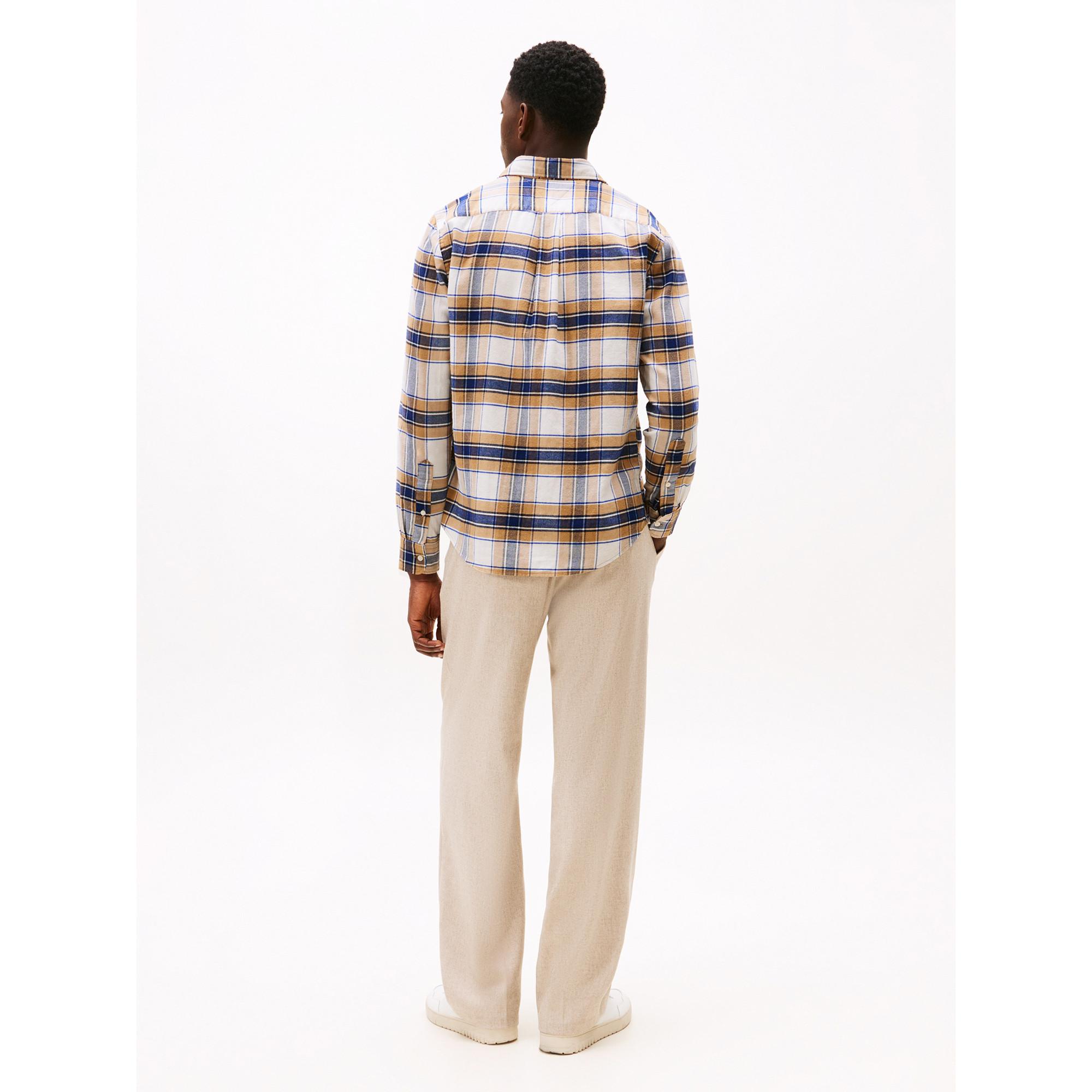 TOMMY HILFIGER Hero Flannel Tartan Check Regular Fit Camicia  