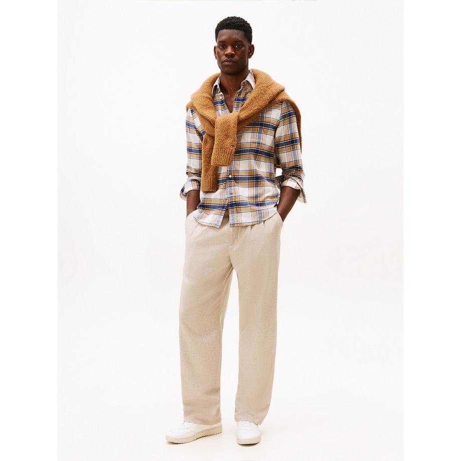 TOMMY HILFIGER Hero Flannel Tartan Check Regular Fit Hemd  