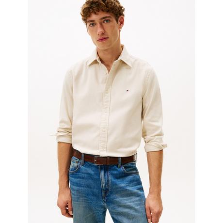 TOMMY HILFIGER Flannel Herringbone Langarmhemd  