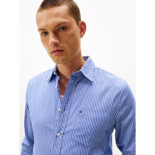 TOMMY HILFIGER Twill Stripe Regular Fit Hemd  