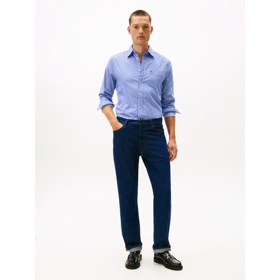 TOMMY HILFIGER Twill Stripe Regular Fit Chemise  