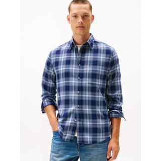 TOMMY HILFIGER Soft Touch Blend Check Regular Fit Hemd  