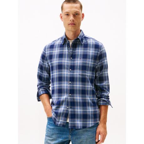 TOMMY HILFIGER Soft Touch Blend Check Regular Fit Hemd  