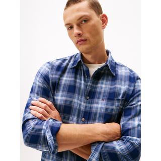 TOMMY HILFIGER Soft Touch Blend Check Regular Fit Hemd  