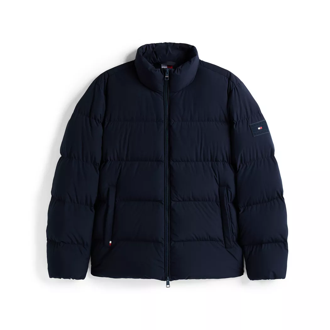 Tommy Hilfiger - Daunenjacke ohne Kapuze, für Herren, Anthrazit, Größe S