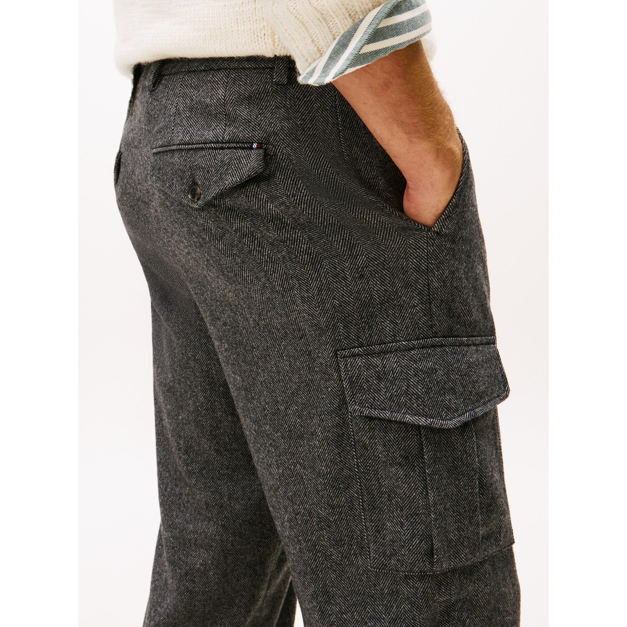 TOMMY HILFIGER Herringbone Cargo Pants  