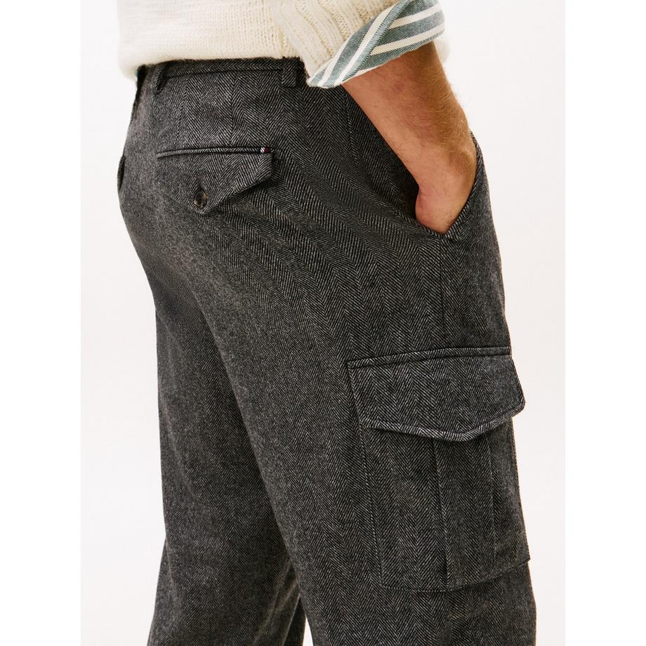 TOMMY HILFIGER Herringbone Cargo Pants  