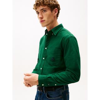 TOMMY HILFIGER Brushed Oxford Crest Pocket Langarmhemd  