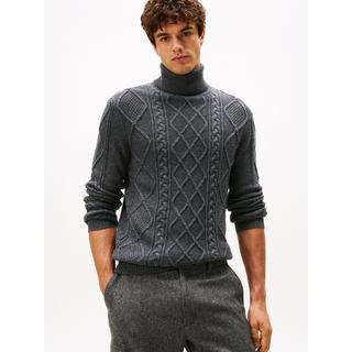 TOMMY HILFIGER Cable Roll Neck Pullover  