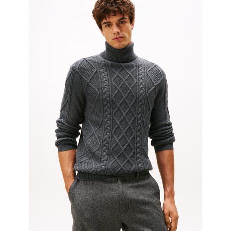 TOMMY HILFIGER Cable Roll Neck Pullover  