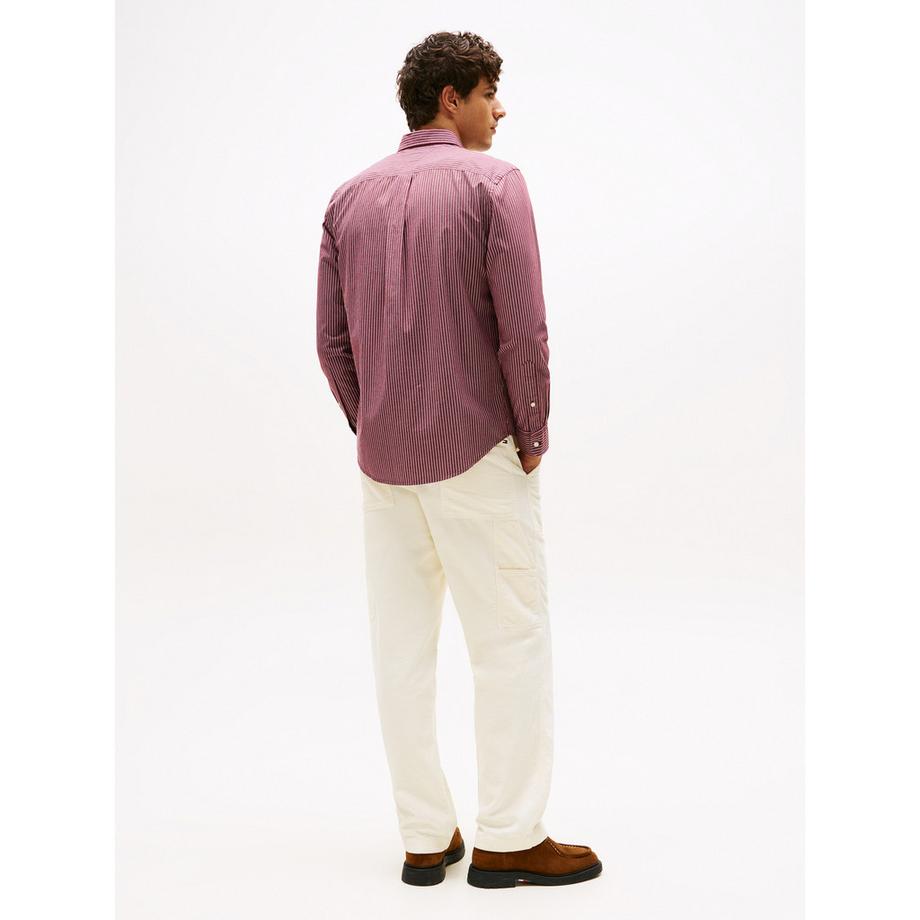 TOMMY HILFIGER CORE HAIRLINE POPLIN RF Chemise Rayée Manches Longues  