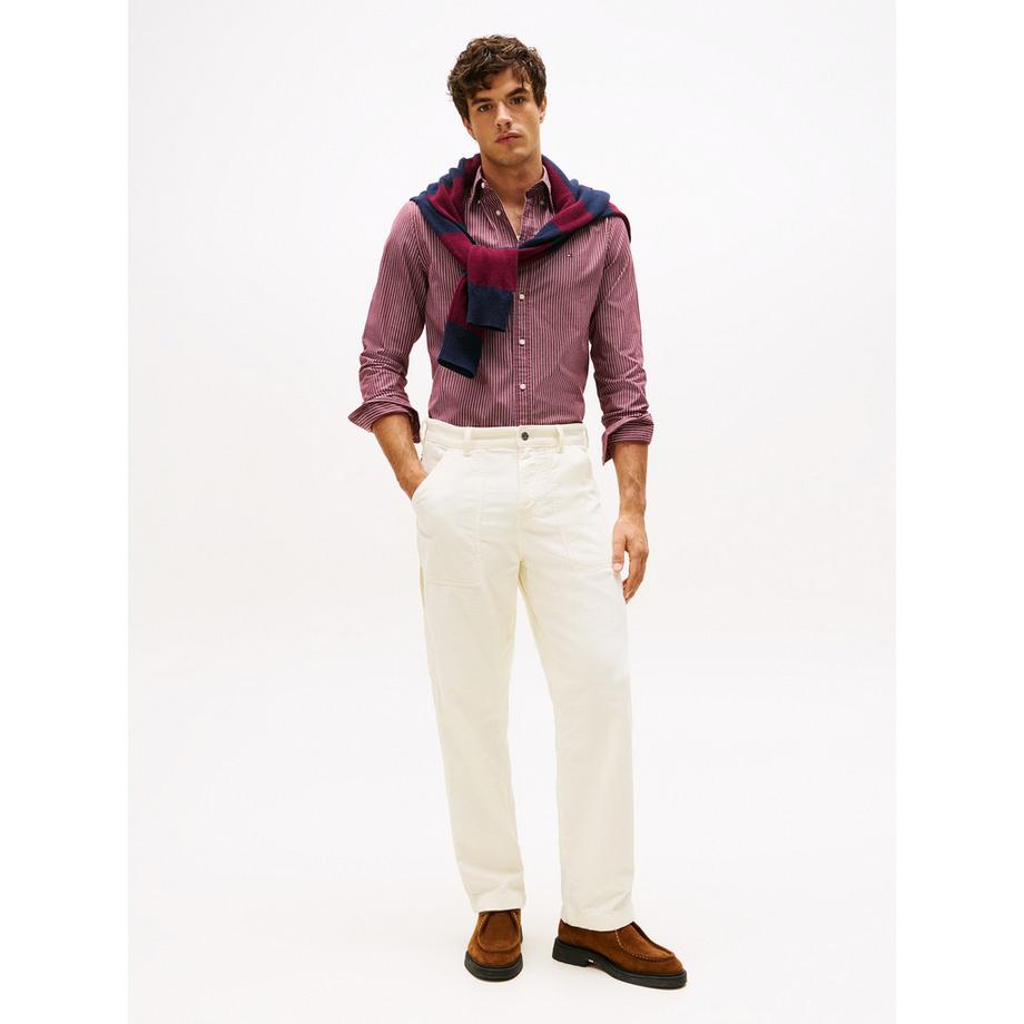 TOMMY HILFIGER CORE HAIRLINE POPLIN RF Chemise Rayée Manches Longues  