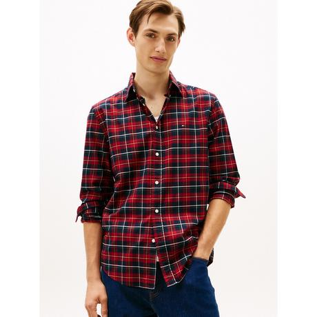TOMMY HILFIGER Mercerized Tartan RF Langarmhemd  